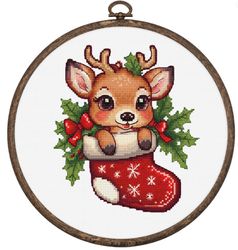 Broderikit Tavla Santa's surprise