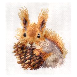 Broderikit Tavla Ekorre
