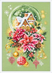 Broderikit Tavla Snow Clobe