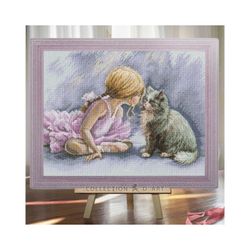 Broderikit Tavla Now I`ll teach you - Lilla ballerina