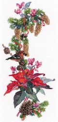 Broderikit Tavla A Christmas Star- Julstjärna Vertikal komposition