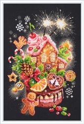 Broderikit Tavla Christmas sweets