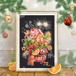 Broderikit Tavla Christmas sweets