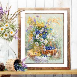 Broderikit Tavla På skogsgläntan