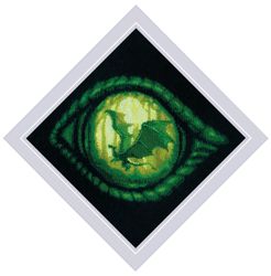 Broderikit Tavla Drakens öga