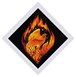 Broderikit Tavla Flaming Phoenix - Flammande Fenix