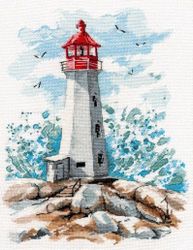 Broderikit Tavla Fyr Light of hope