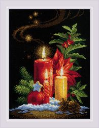 Broderikit Tavla Christmas Light Jul Ljus