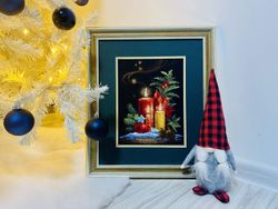 Broderikit Tavla Christmas Light Jul Ljus
