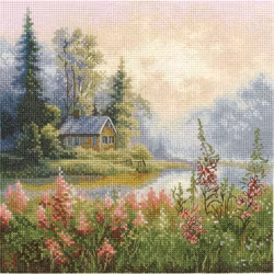 Broderikit Tavla At dawn - I gryningen