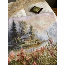 Broderikit Tavla At dawn - I gryningen
