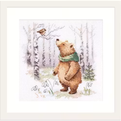 Broderikit Tavla Sagor om skogen. Björn