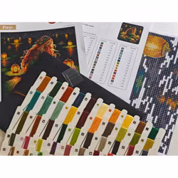 Broderikit Tavla The mermaid`s Sanctuary - Sjöjungfru