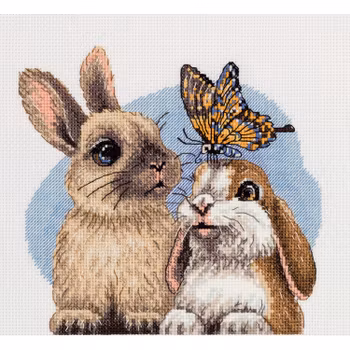 Broderikit Tavla Lurviga Vänner