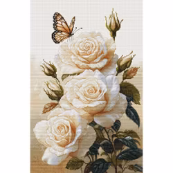 Broderikit Tavla The scent of roses - Doften av rosor