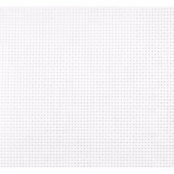 Snövit Aida Broderiväv 14 count (5,4 rutor/cm) 50x50 cm (art.100) Zweigart