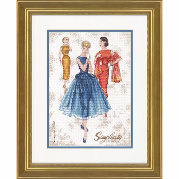 Broderikit Tavla Simplicity Vintage