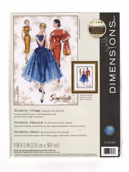 Broderikit Tavla Simplicity Vintage