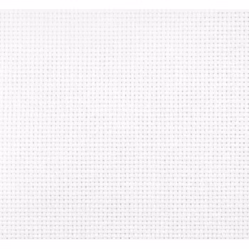 Snövit Aida Broderiväv 14 count (5,4 rutor/cm) 100x50 cm (art.100) Zweigart