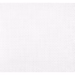 Snövit Aida Broderiväv 16 count (6,4 rutor/cm) 50x50 cm (art.100) Zweigart