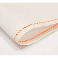 Naturvit Aida Broderiväv 18 count (7,0 rutor/cm) 50x50 cm (art.101) Zweigart