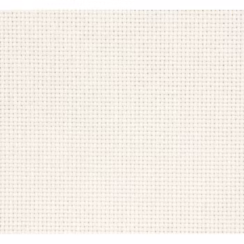 Naturvit Aida Broderiväv 18 count (7,0 rutor/cm) 50x50 cm (art.101) Zweigart