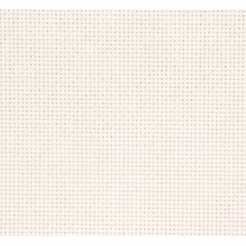 Naturvit Aida Broderiväv 16 count (6,4 rutor/cm) 50x50 cm (art.101) Zweigart