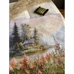 Broderikit Tavla At dawn - I gryningen