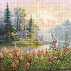 Broderikit Tavla At dawn - I gryningen