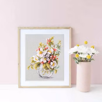 Broderikit Tavla Blooming apple tree