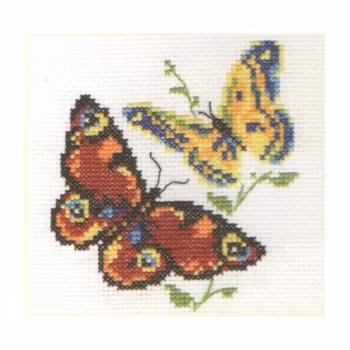Broderikit Tavla Fjärilar