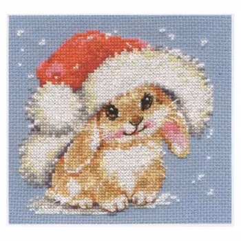 Broderikit Tavla Tomte kanin