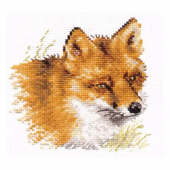 Broderikit Tavla Fox - Räv