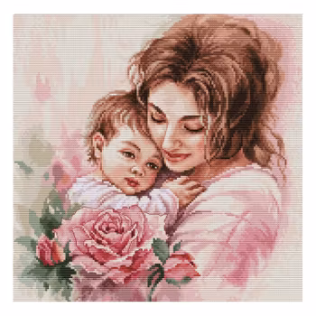 Broderikit Tavla Moments of Longing- Mammas Kärlek