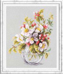 Broderikit Tavla Blooming apple tree