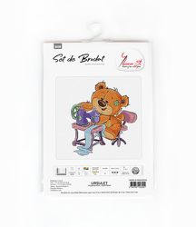 Broderiit Tavla Nalle Sömerska brodera korsstygn