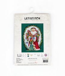 Broderikit Tavla Vintage Santa Jolly Saint Nick Jul korsstygn