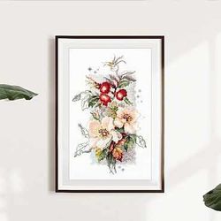 Broderikit Tavla Rosor Blommor