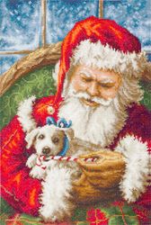 Broderikit Tavla Santa Claus