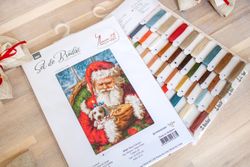 Broderikit Tavla Santa Claus