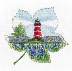 Broderikit Tavla Fyr Narsholmen Gotland