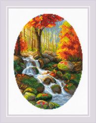 Broderikit Tavla Autumn Foliage