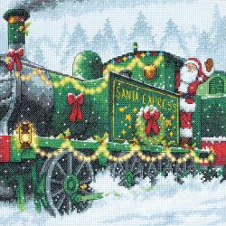 Broderikit Tavla Santa Express
