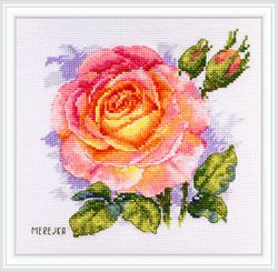 Broderikit Tavla Ros