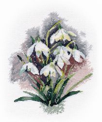 Broderikit Tavla Vår blomma