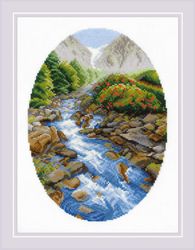 Broderikit Tavla Upstream Vackra Naturen