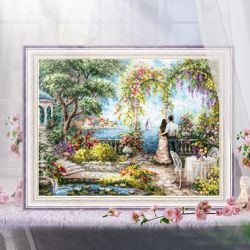 Broderikit Tavla Romantic Story