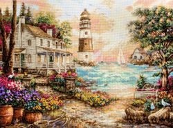 Broderikit Tavla Cottage by the sea