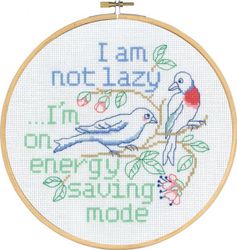 Broderikit Tavla I am not lazy