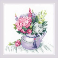 Broderikit Tavla Floral Charm